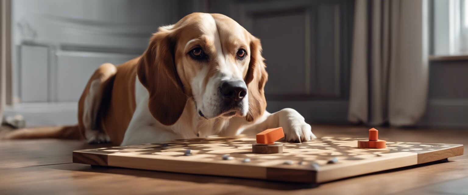 Dog solving puzzle toy