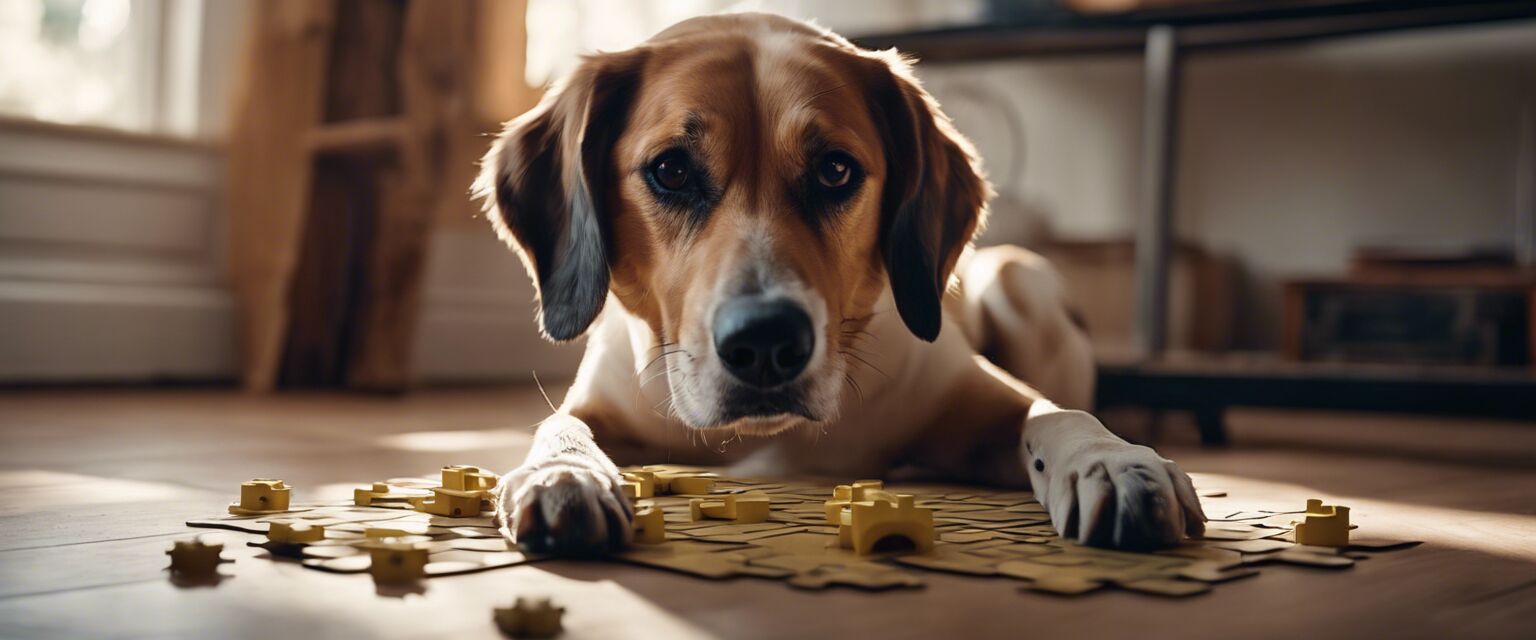 Interactive puzzle toy for dogs